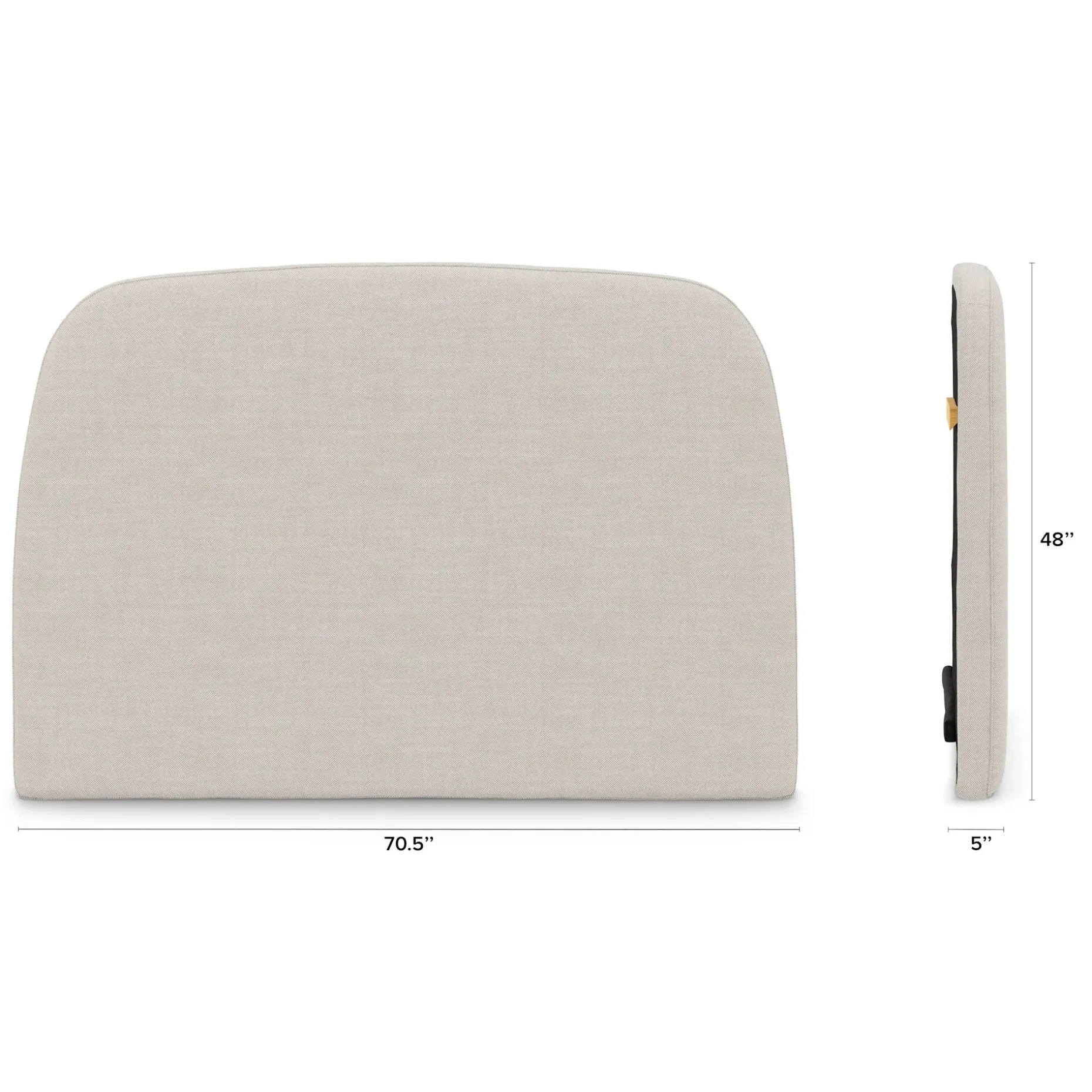 Kaleo Queen Headboard - Clay Taupe