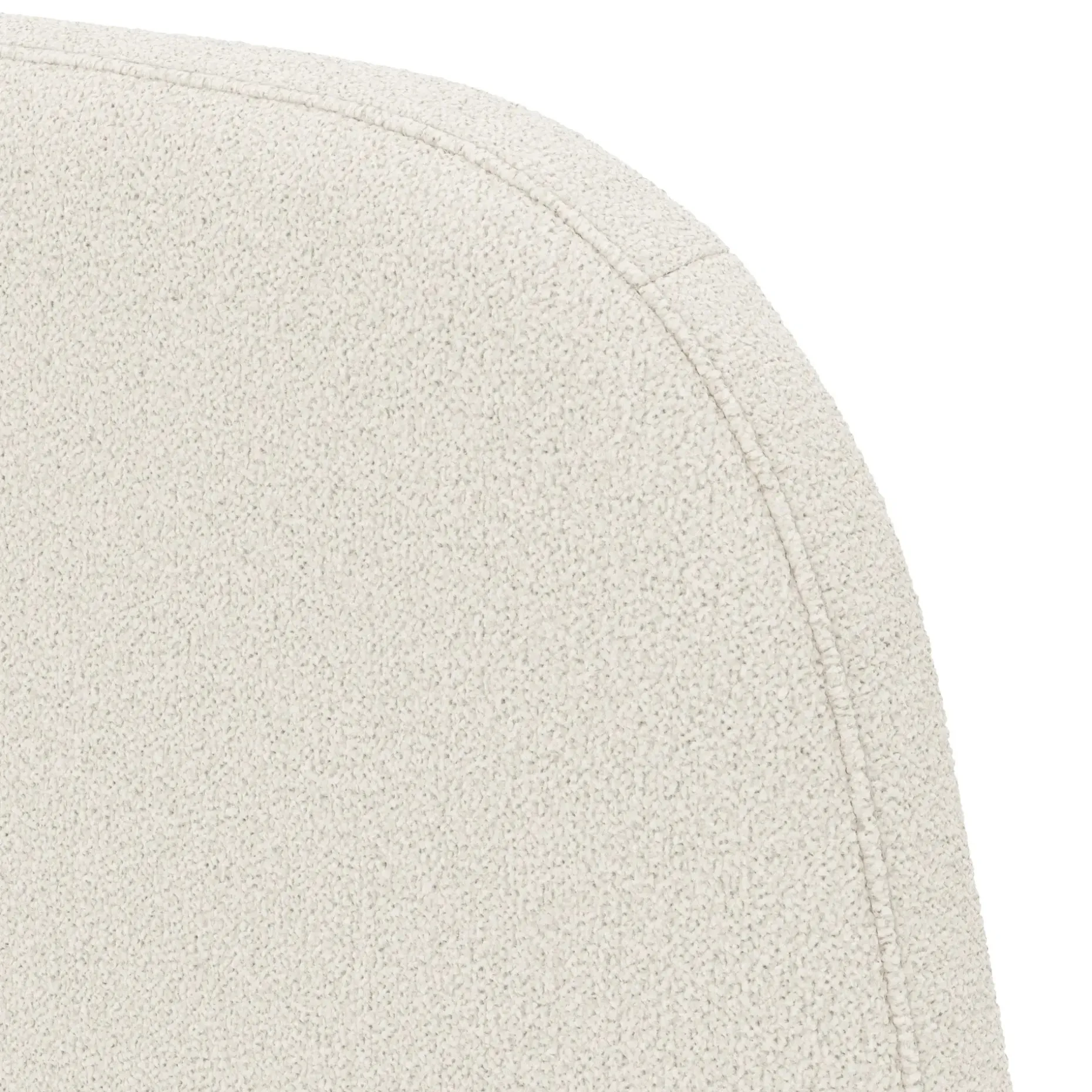 Kaleo Queen Headboard - Ivory Wool Bouclé