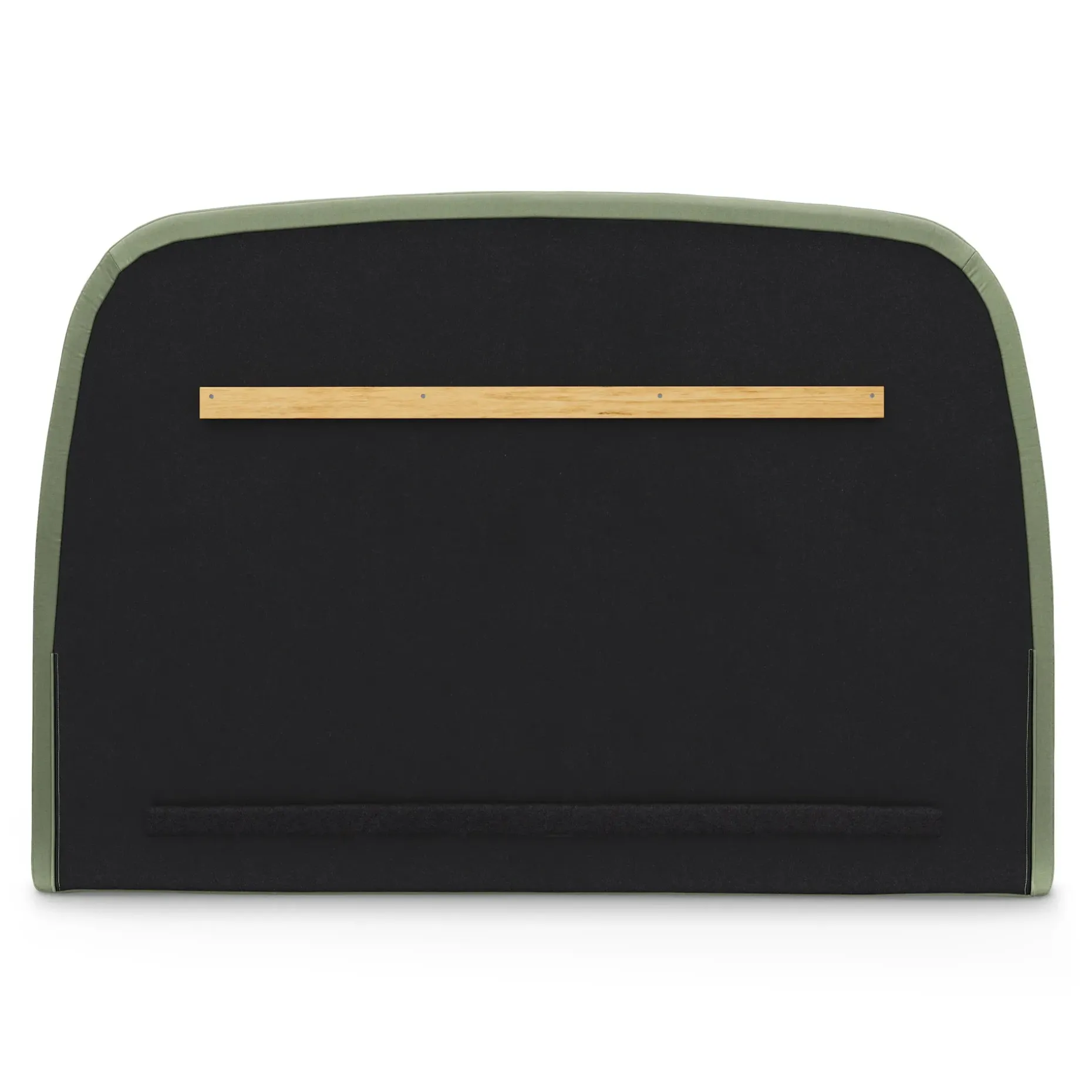 Kaleo Queen Velvet Headboard - Plush Pacific Sage