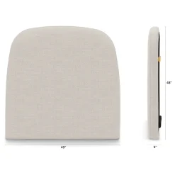 Kaleo Twin Headboard - Clay Taupe