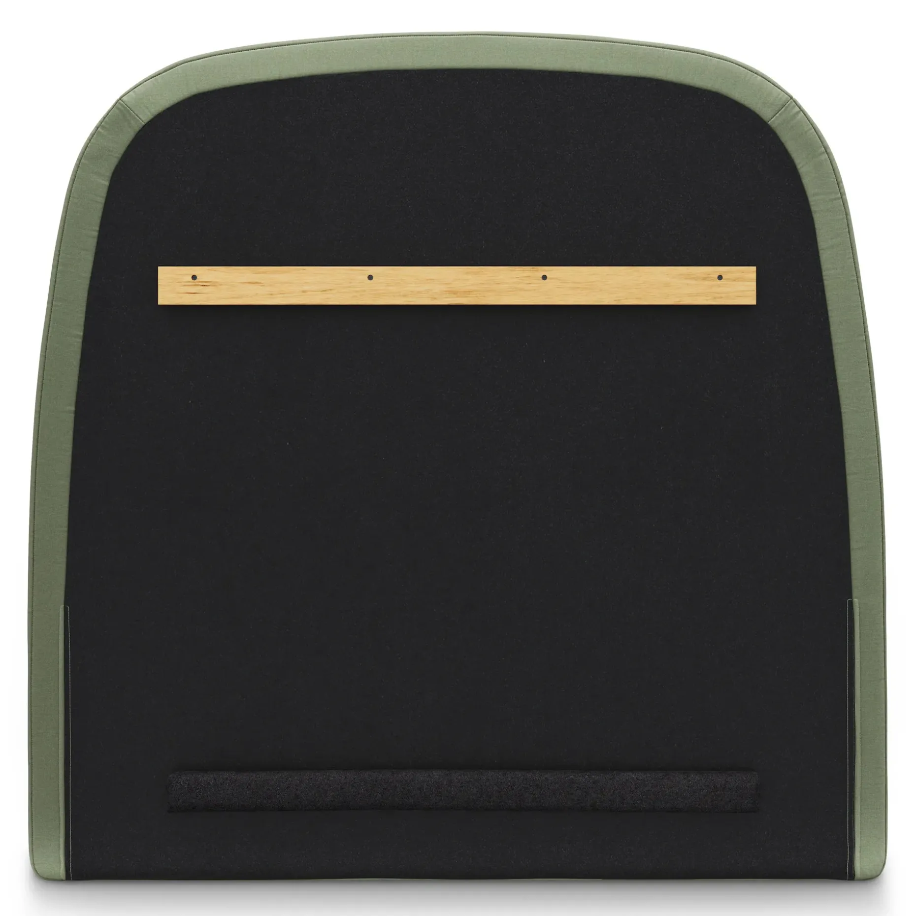 Kaleo Twin Velvet Headboard - Plush Pacific Sage