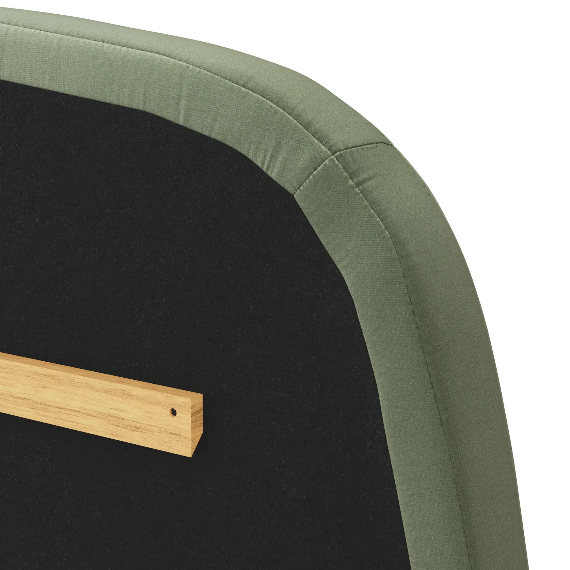 Kaleo Twin Velvet Headboard - Plush Pacific Sage