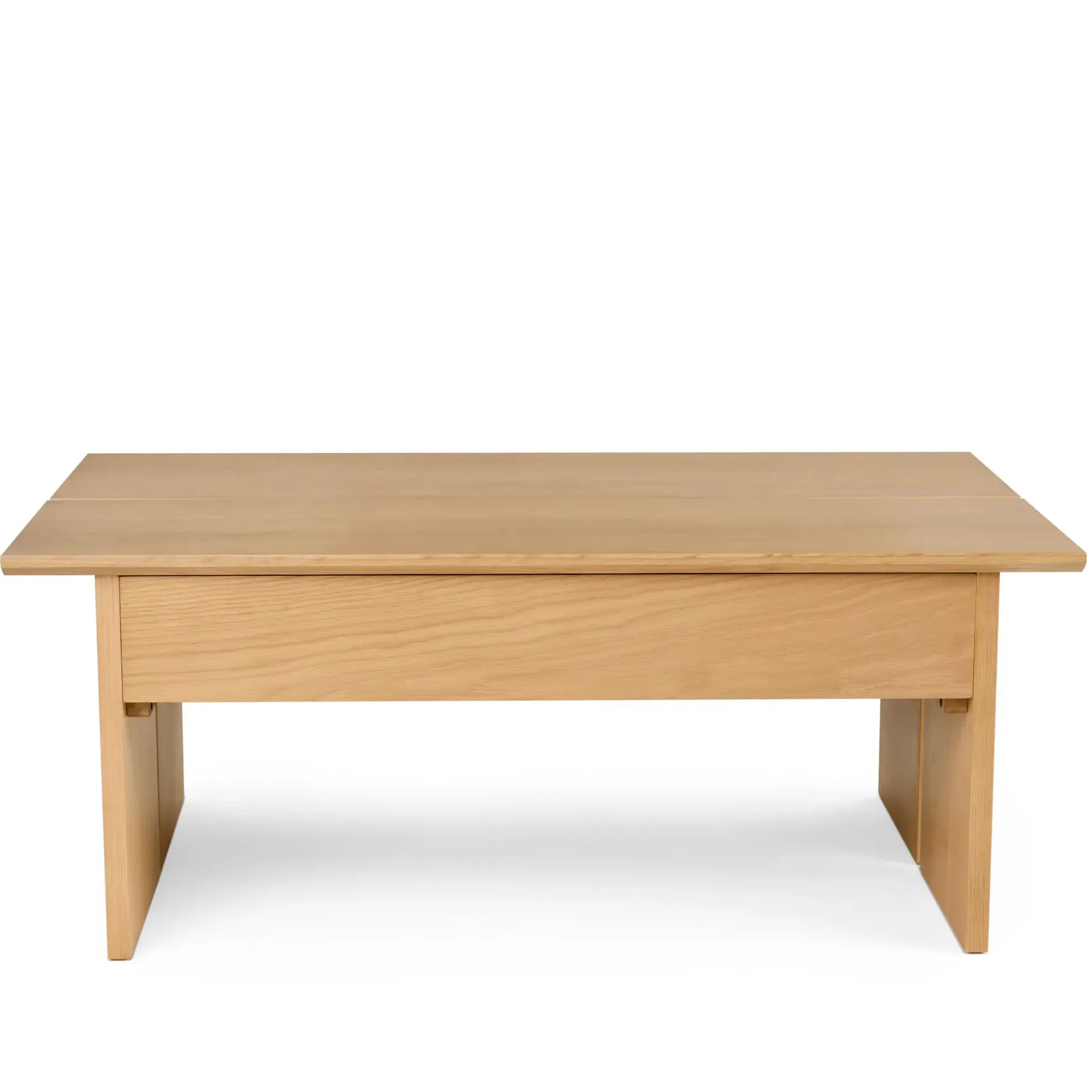 Karl 46" Lift-Top Storage Coffee Table - White Oak