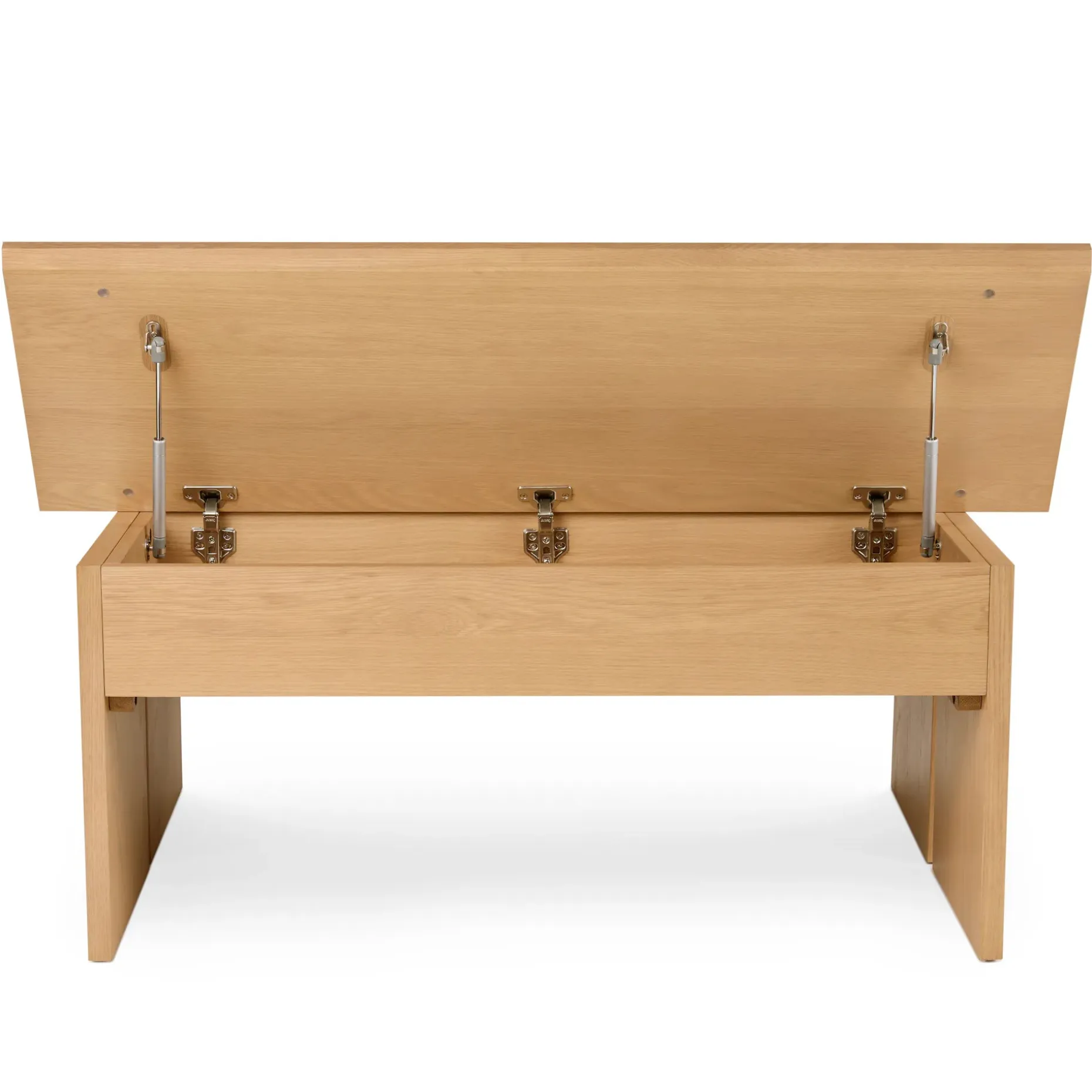 Karl 46" Lift-Top Storage Coffee Table - White Oak
