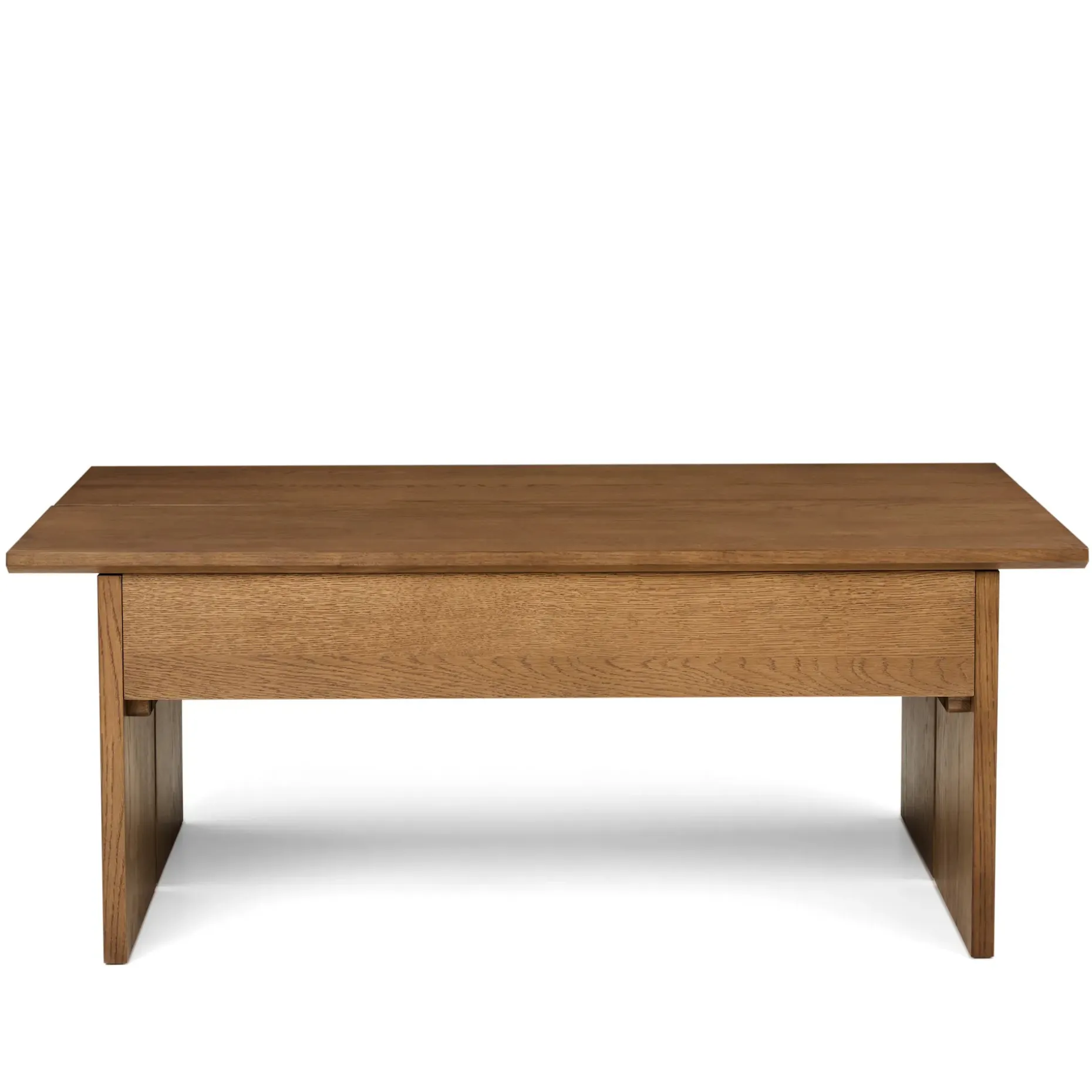 Karl 46" Lift-Top Storage Coffee Table - Smoked Oak