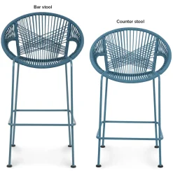 Kasiko Outdoor Counter Stool - Storm Blue