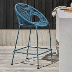 Kasiko Outdoor Counter Stool - Storm Blue