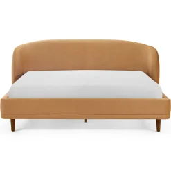 Kayra King Upholstered Bed - Felted Ginger