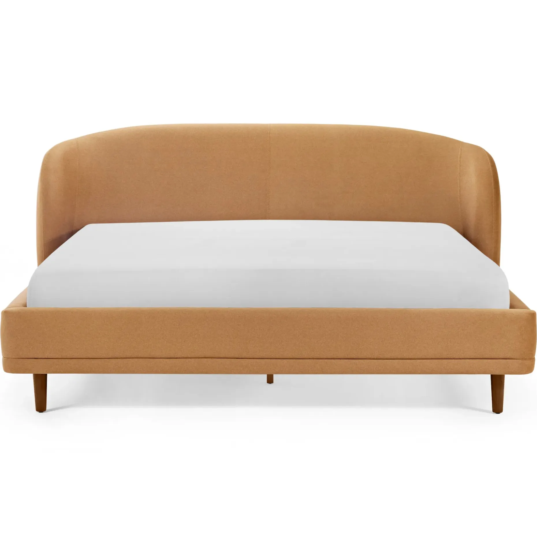 Kayra King Upholstered Bed - Felted Ginger