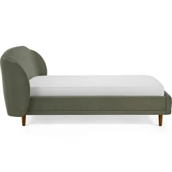 Kayra King Upholstered Bed - Felted Green