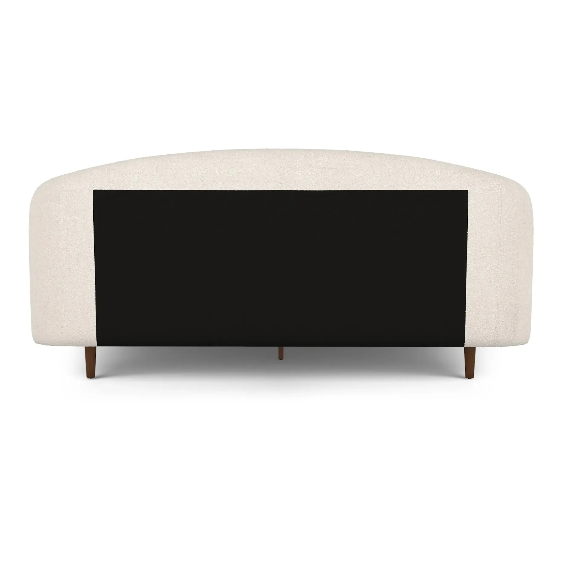 Kayra King Upholstered Bed - Ivory Bouclé