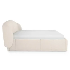 Kayra King Upholstered Storage Bed - Ivory Bouclé