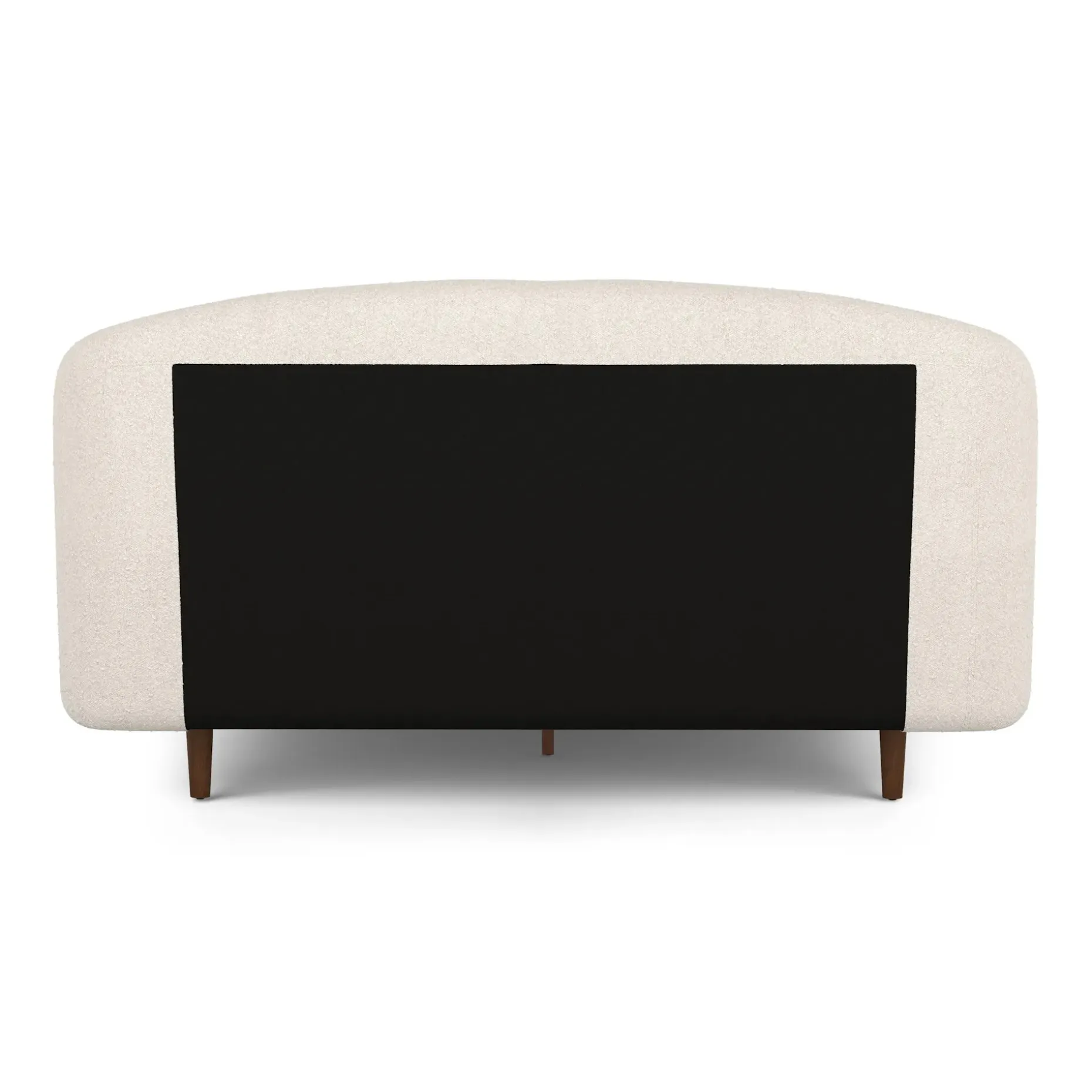 Kayra Queen Upholstered Bed - Ivory Bouclé
