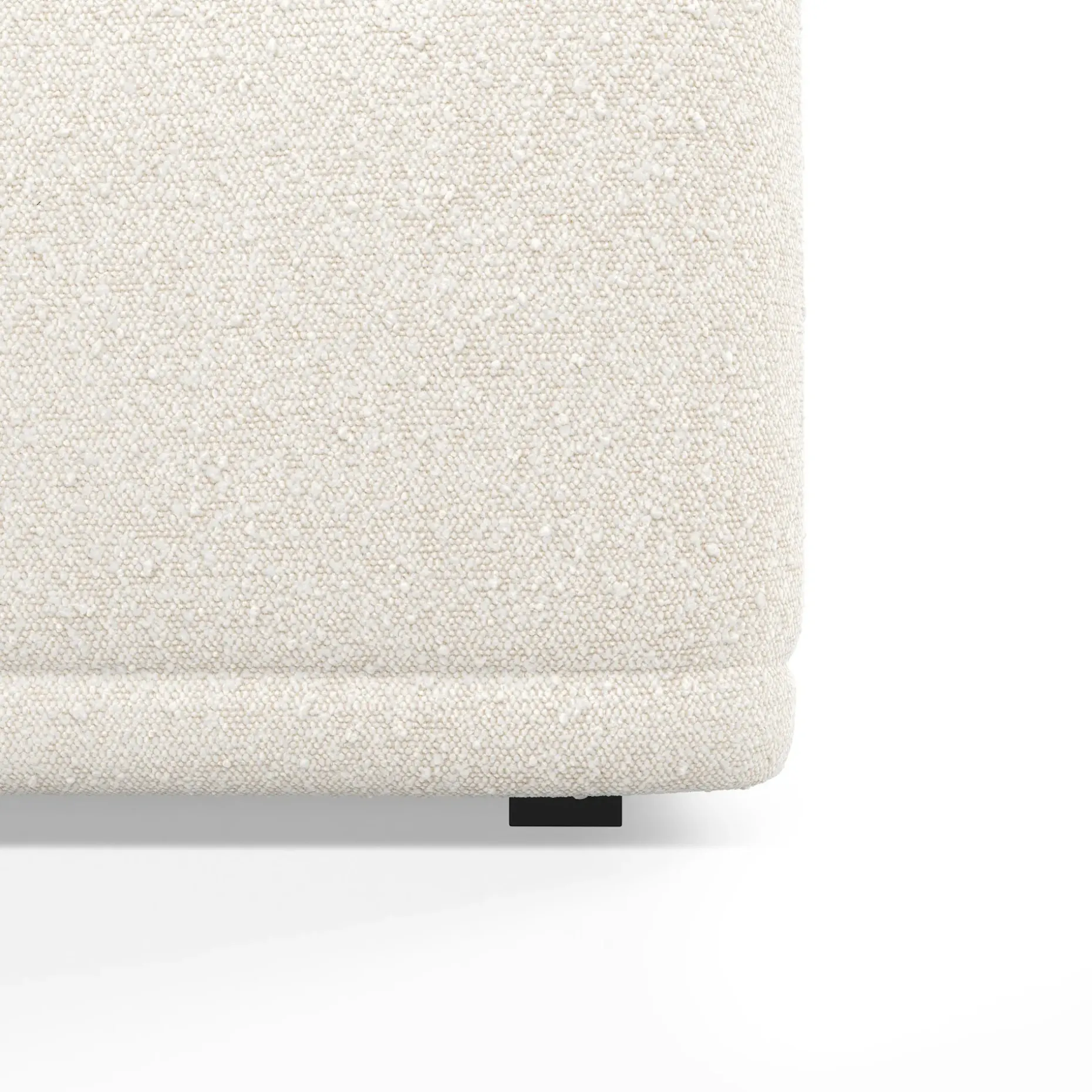 Kayra Queen Upholstered Storage Bed - Ivory Bouclé