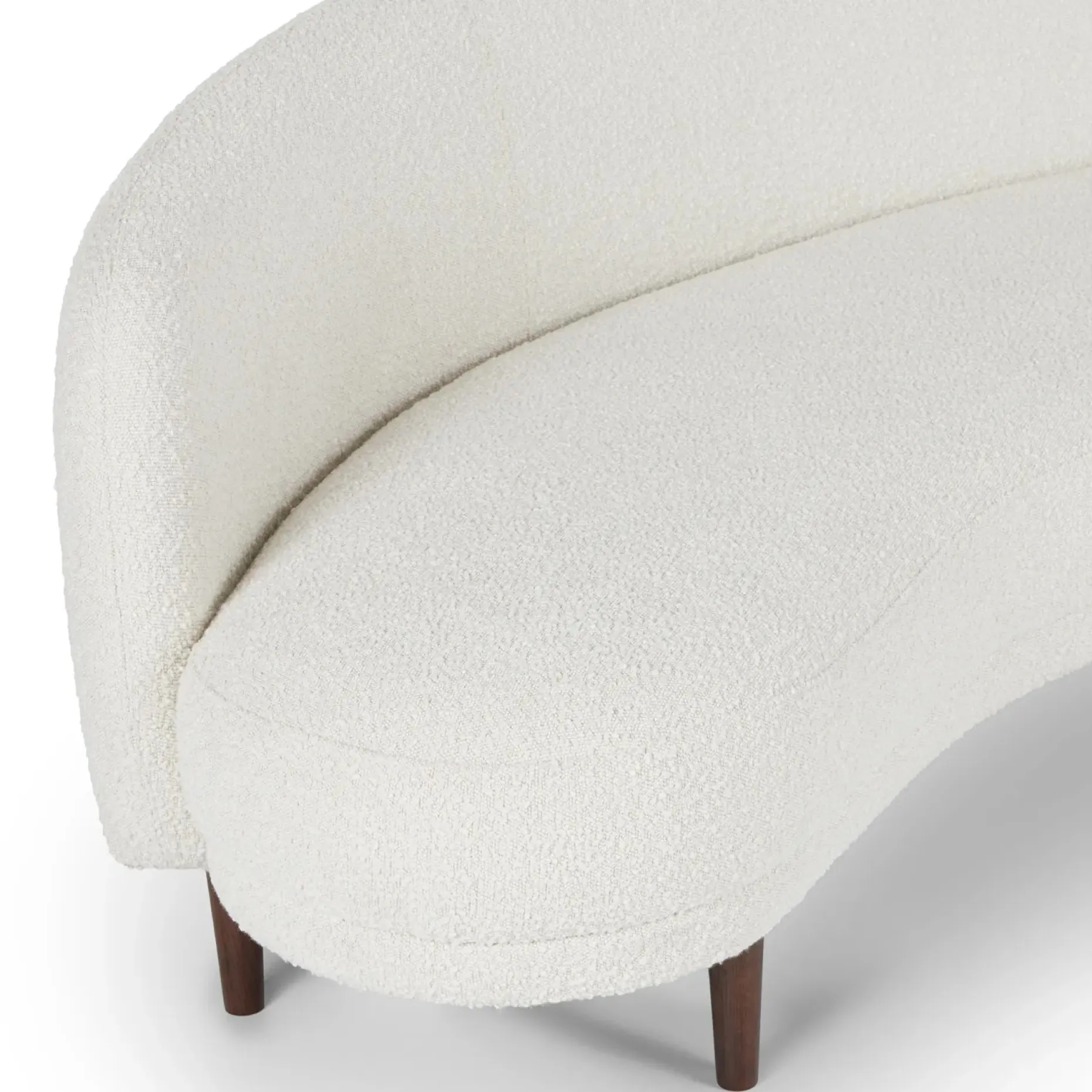 Kayra 87" Sofa - Ivory Bouclé