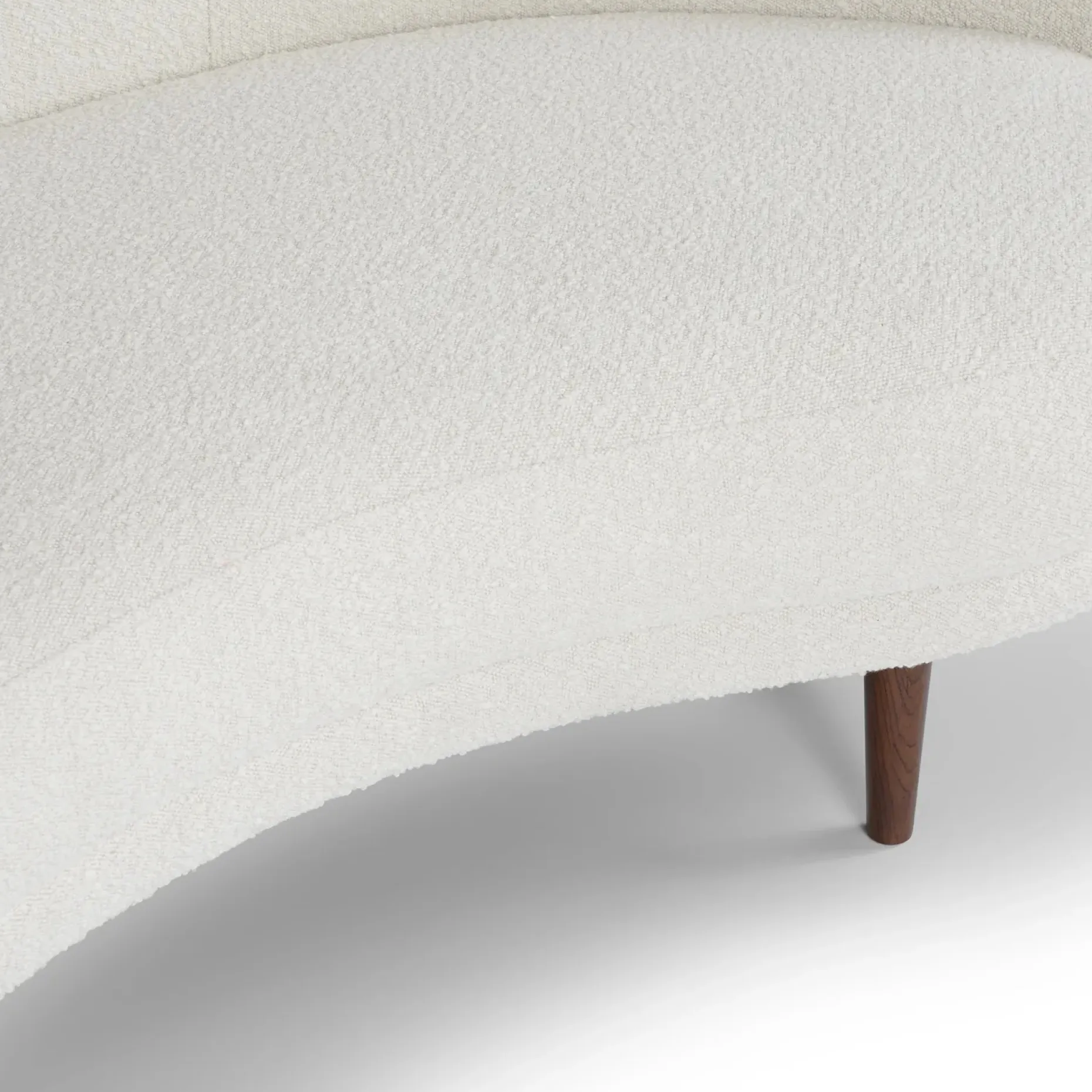 Kayra 87" Sofa - Ivory Bouclé