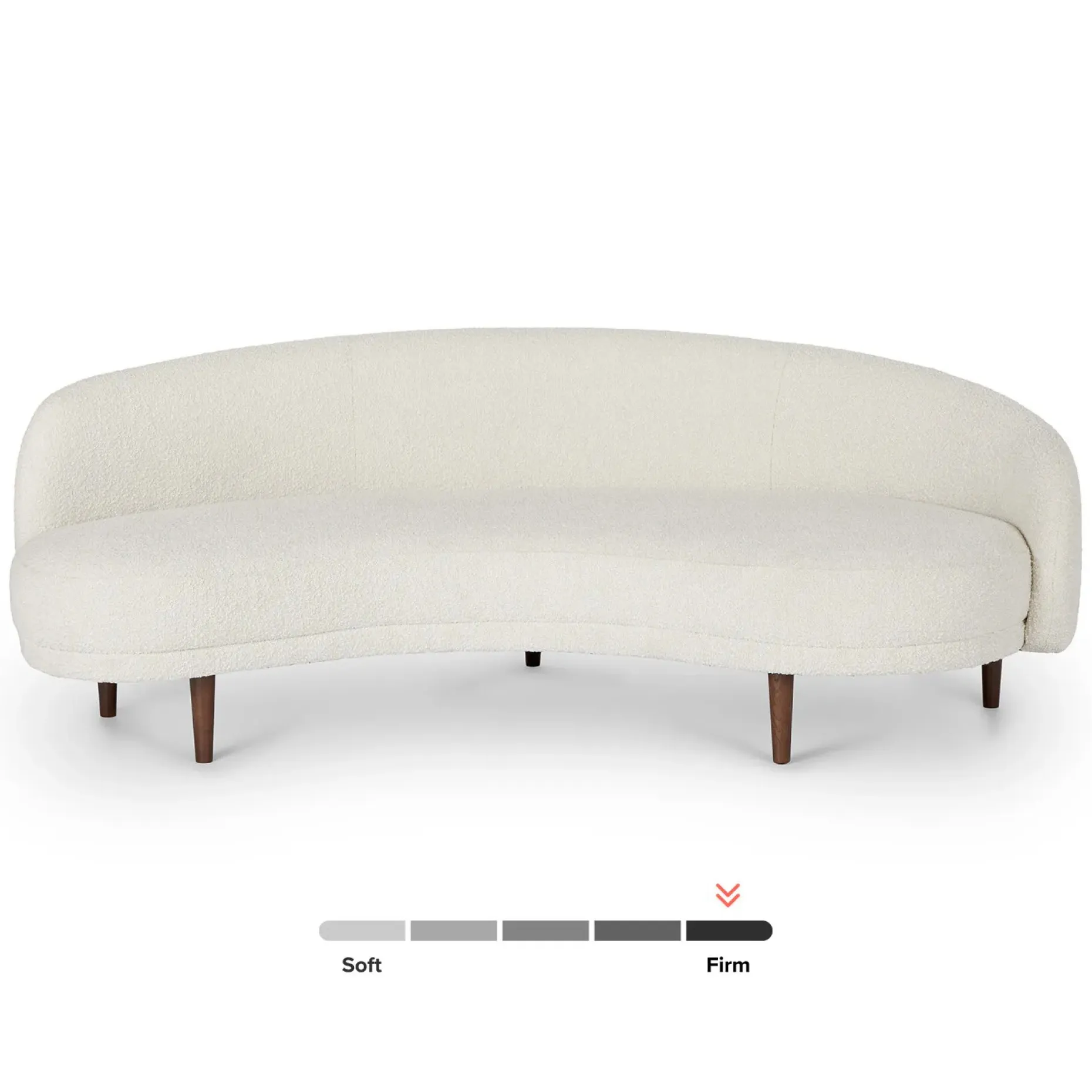 Kayra 87" Sofa - Ivory Bouclé