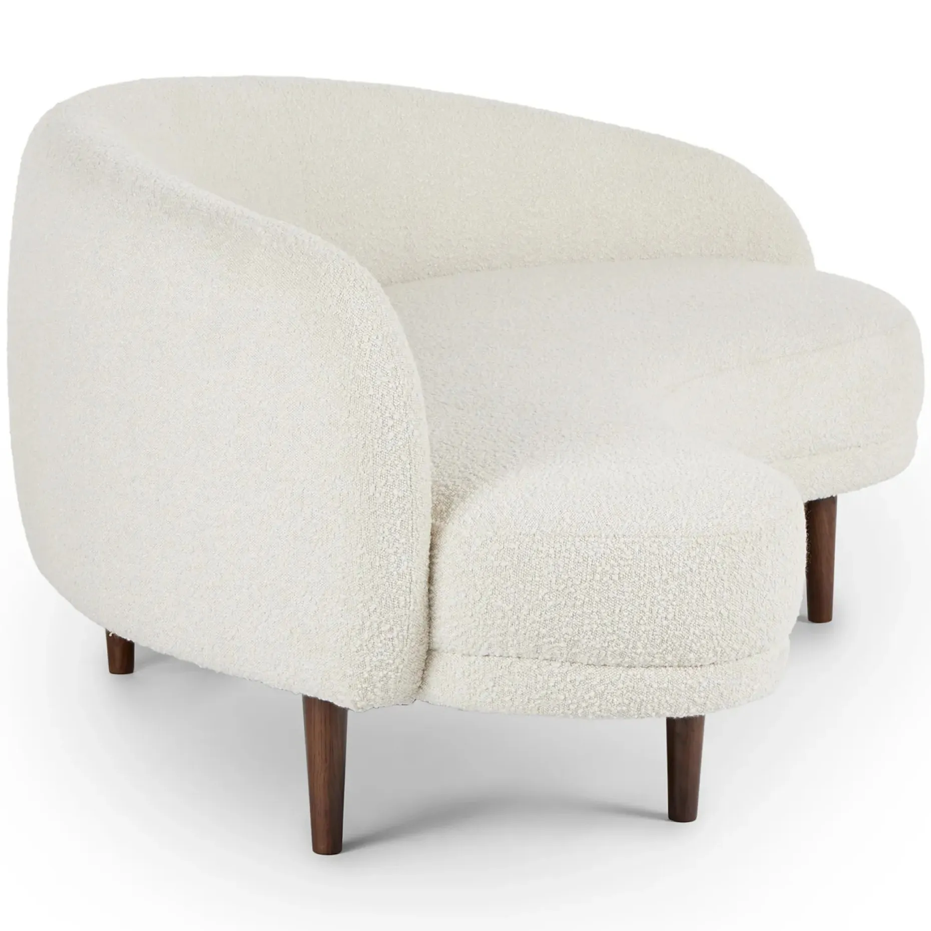 Kayra 87" Sofa - Ivory Bouclé