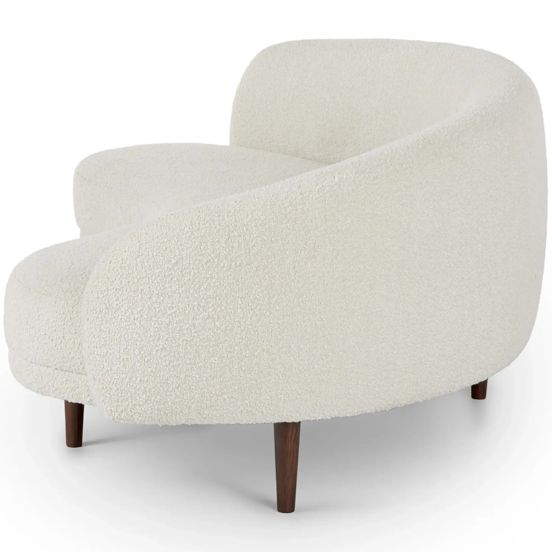 Kayra 87" Sofa - Ivory Bouclé