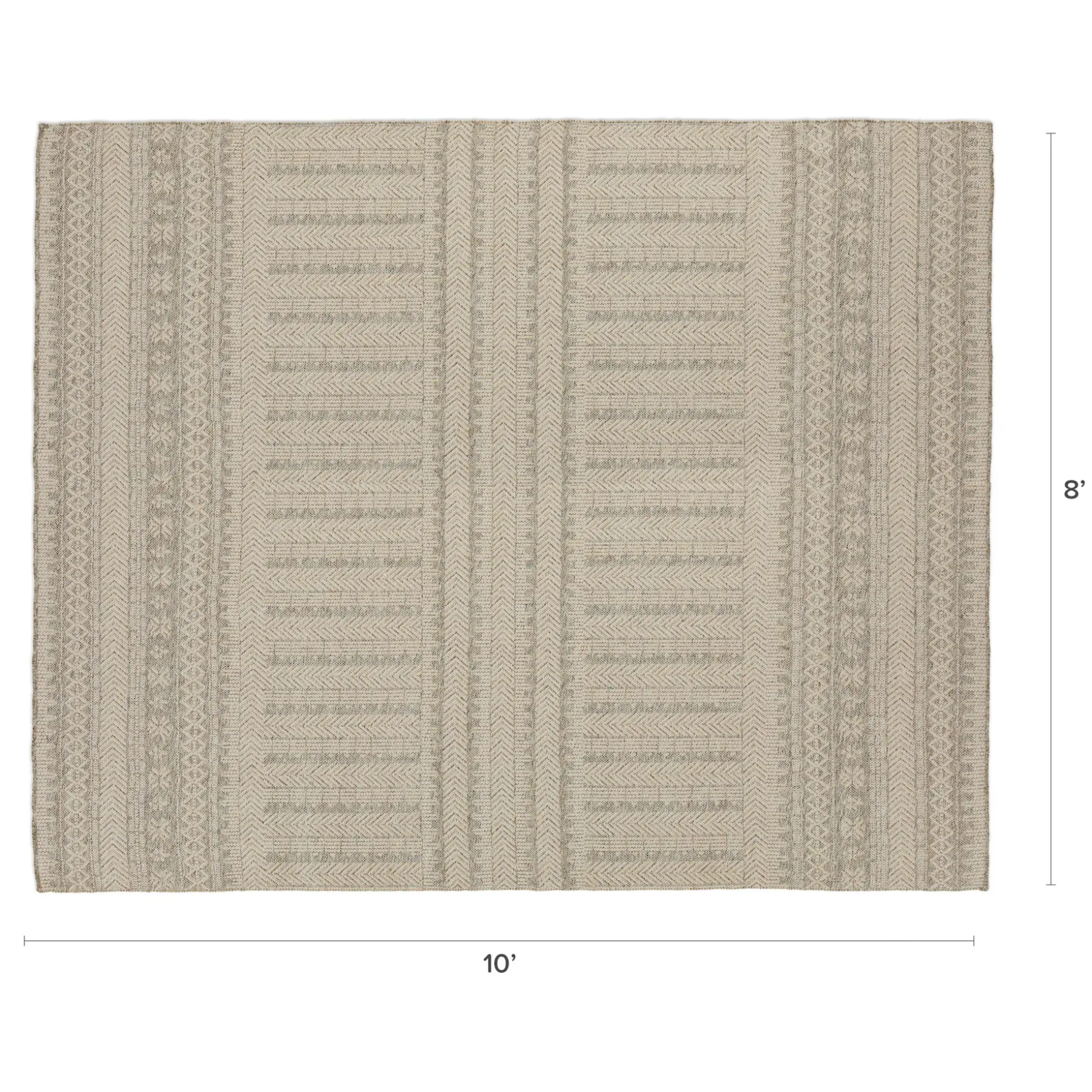 Kiana Indoor/Outdoor Rug 8 x 10 - Beige