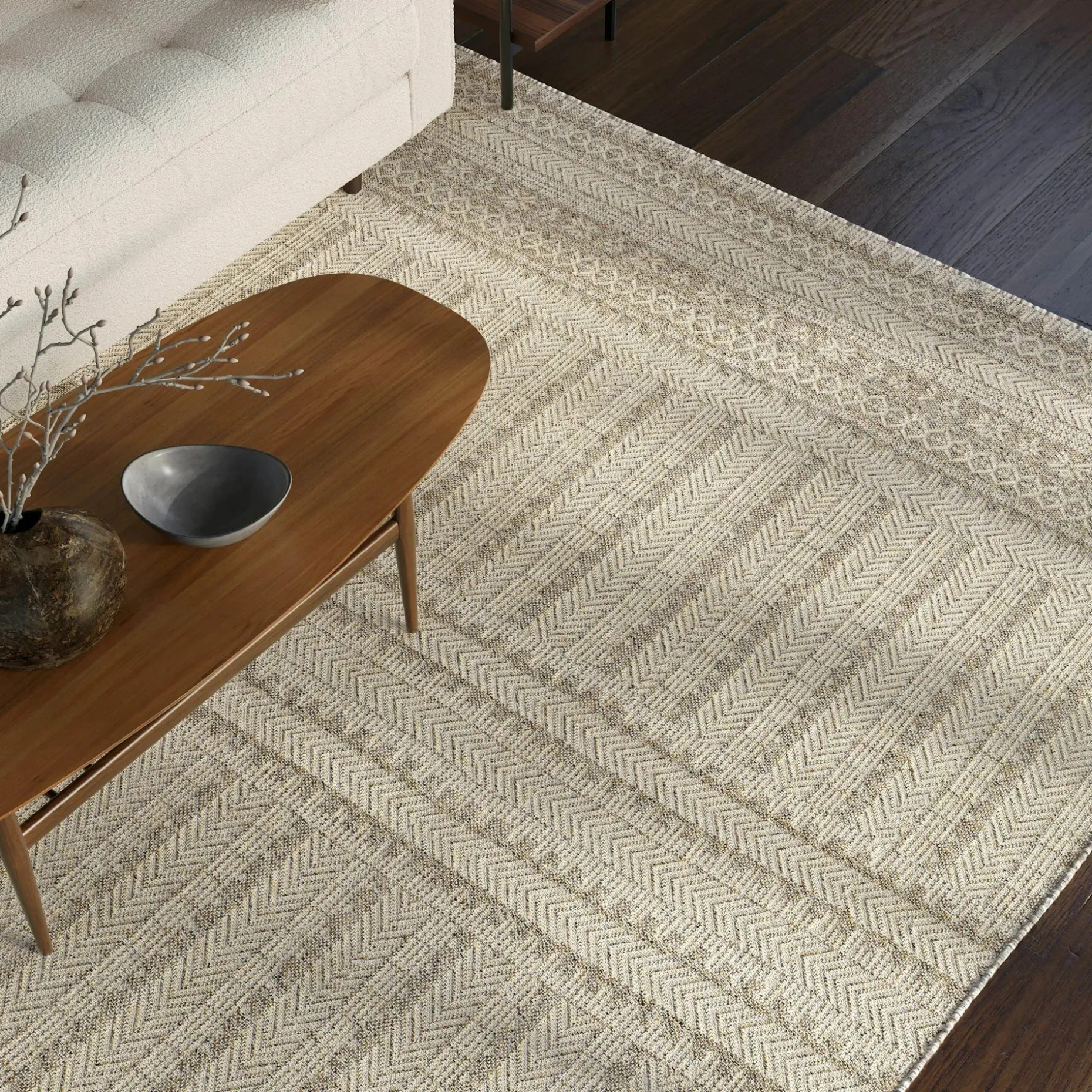 Kiana Indoor/Outdoor Rug 8 x 10 - Beige