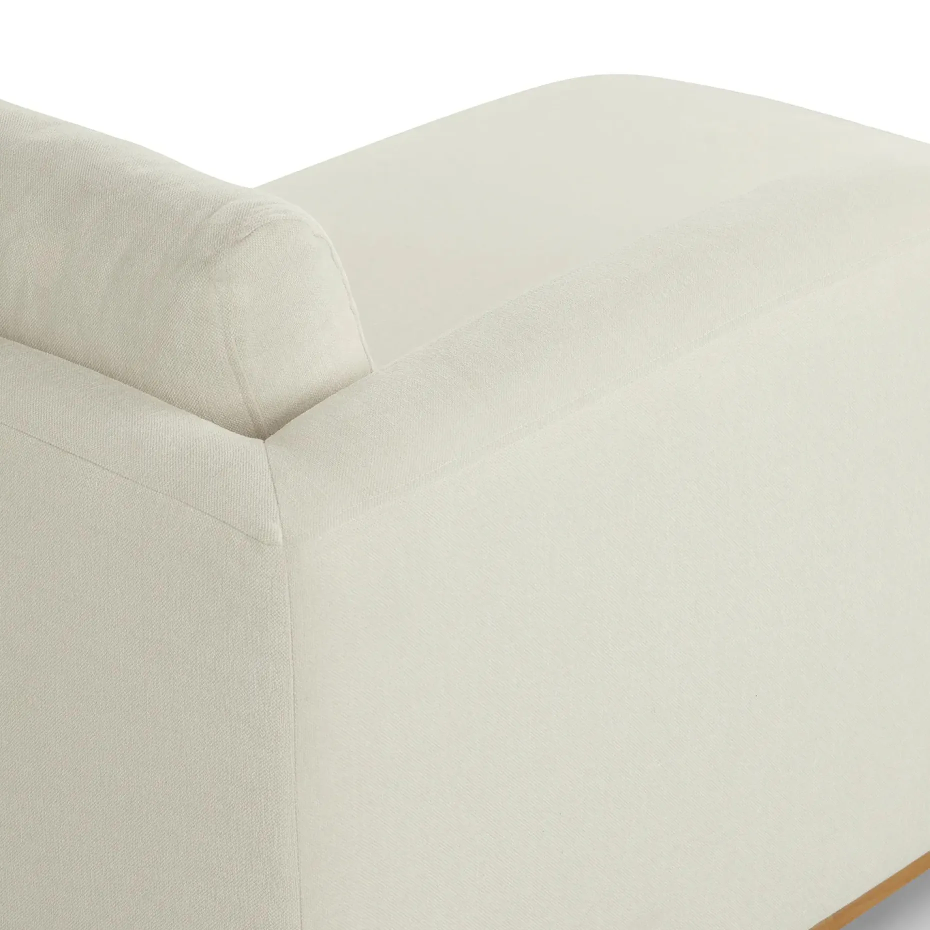 Kinso 115" Left Sectional - Buckler Ivory