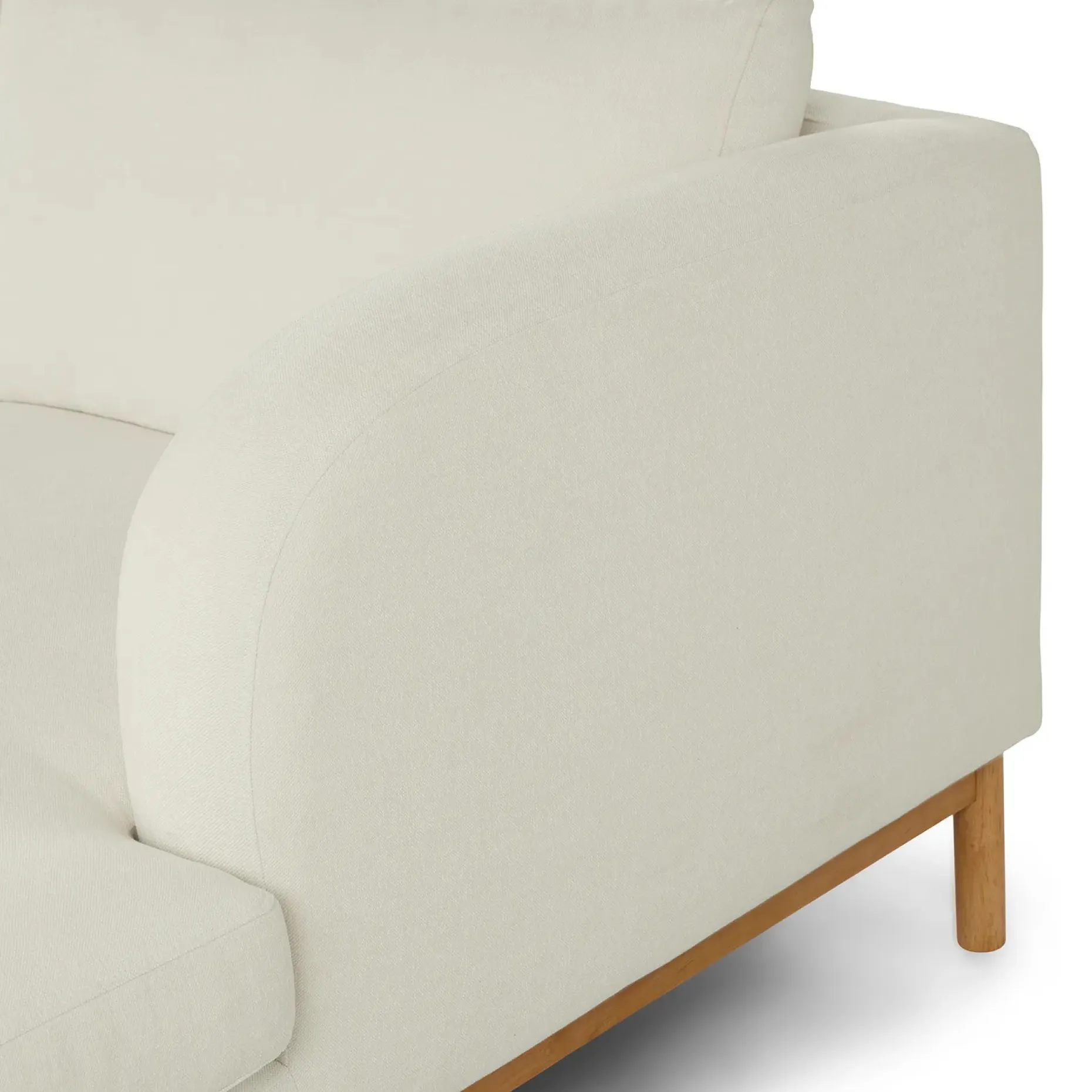 Kinso 115" Right Sectional - Buckler Ivory