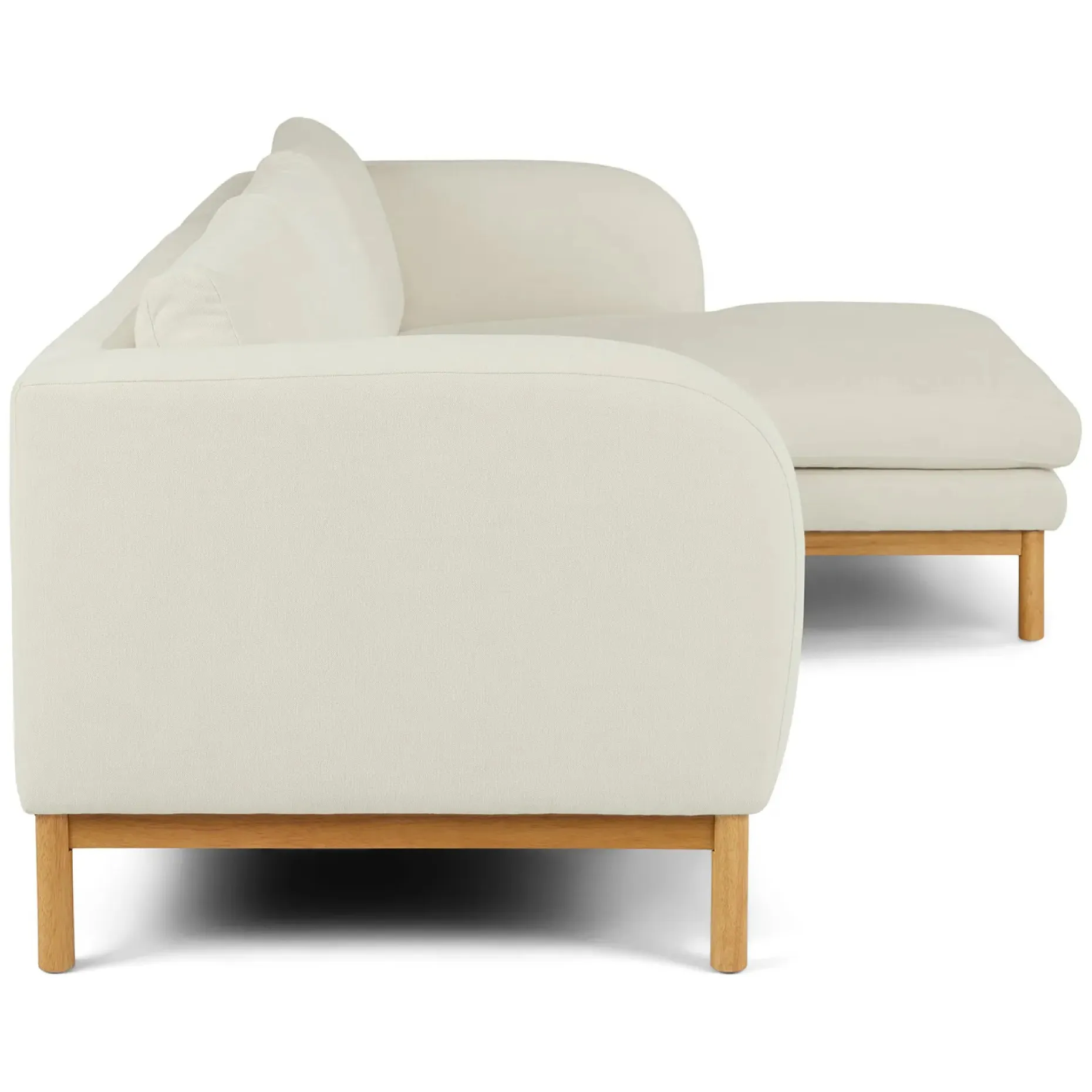 Kinso 115" Right Sectional - Buckler Ivory