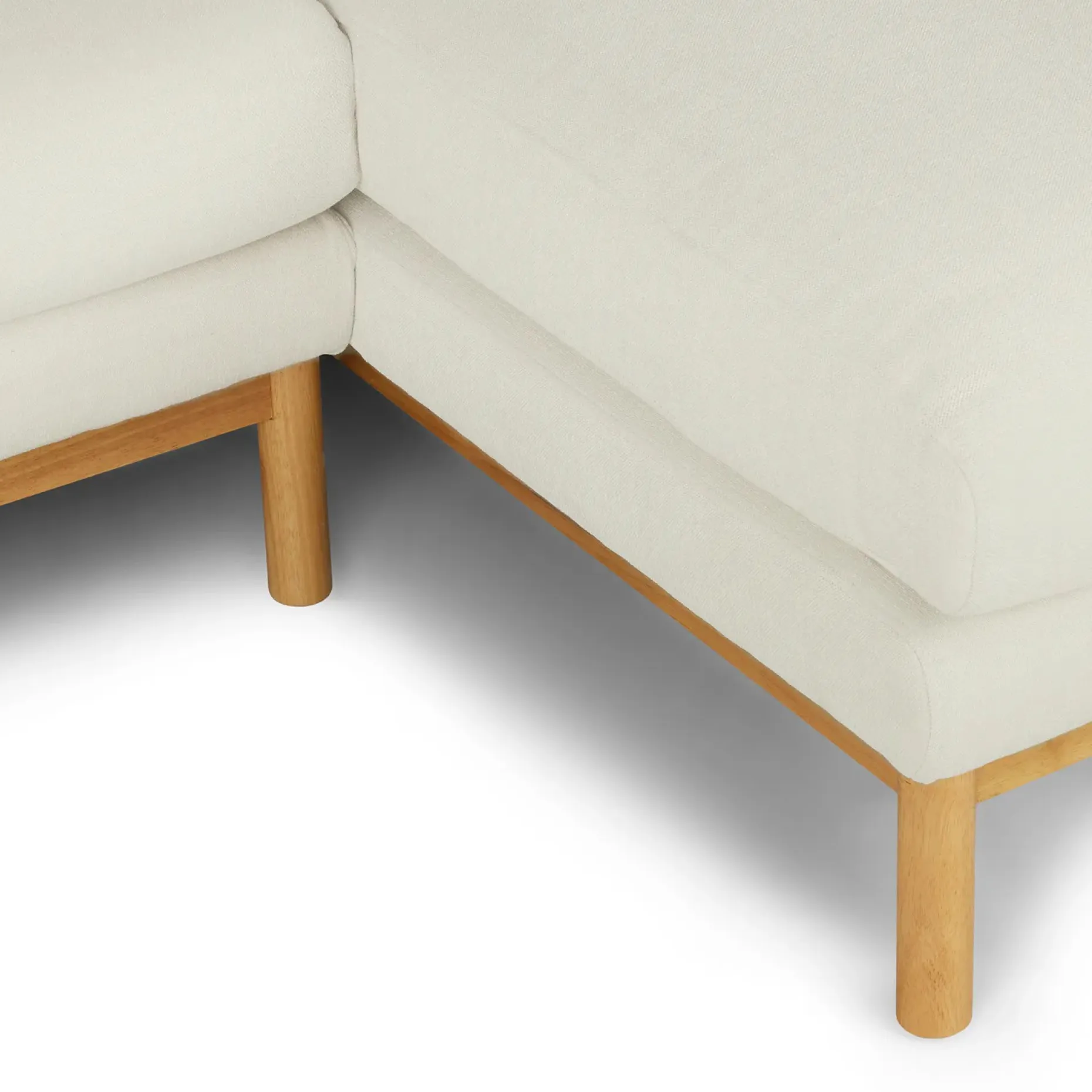 Kinso 115" Right Sectional - Buckler Ivory