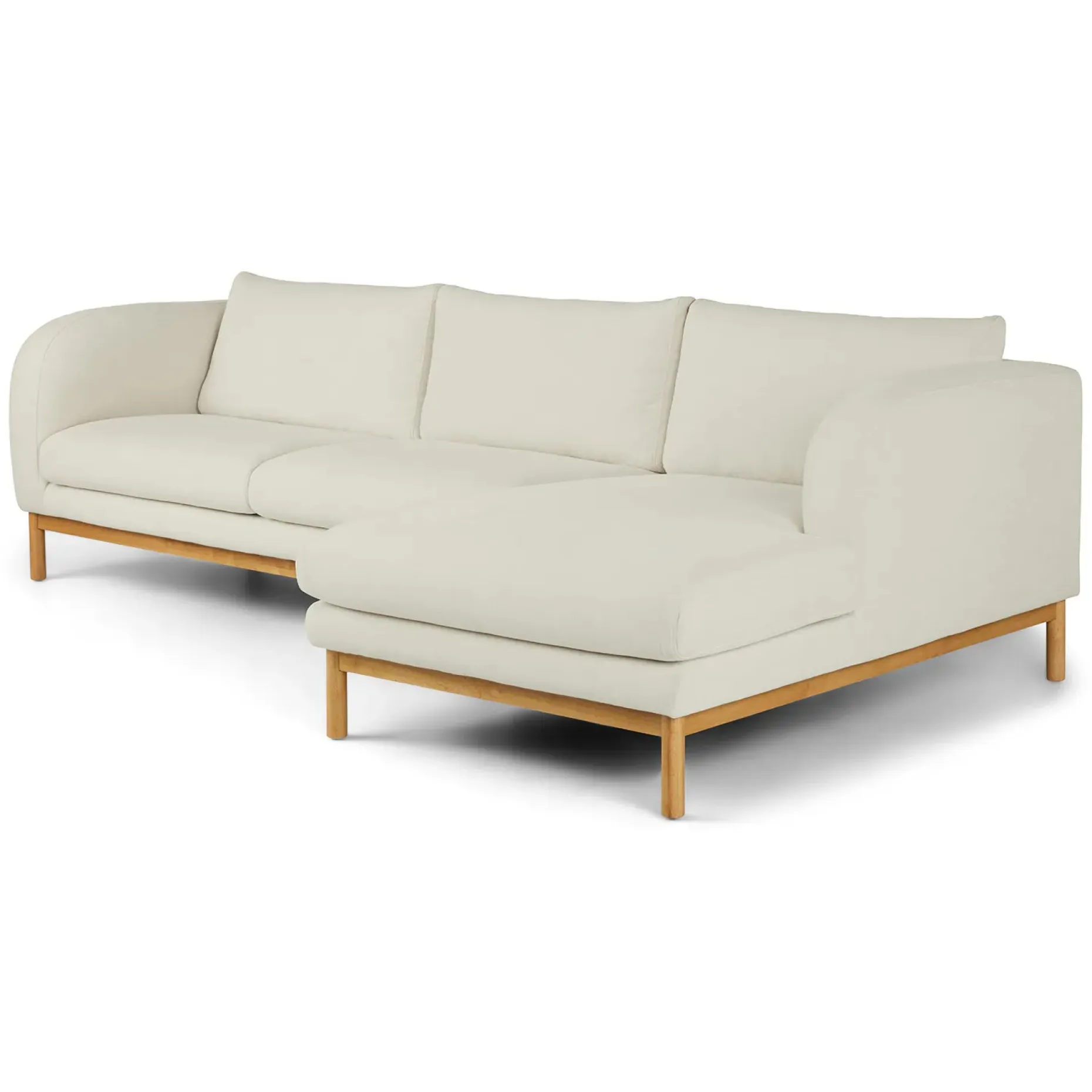 Kinso 115" Right Sectional - Buckler Ivory