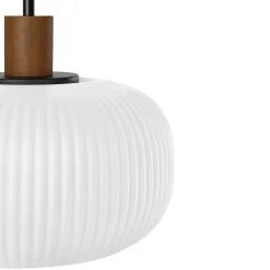 Kipp Glass Pendant Lamp - Walnut