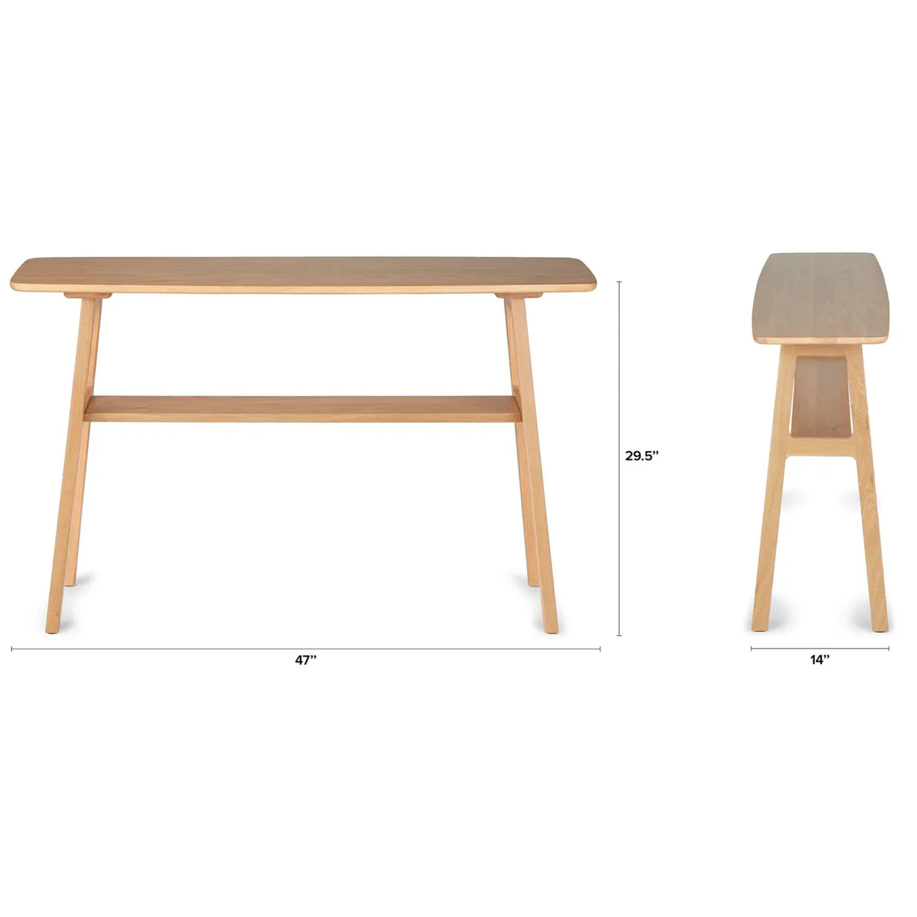 Kirun 47" Console - Oak