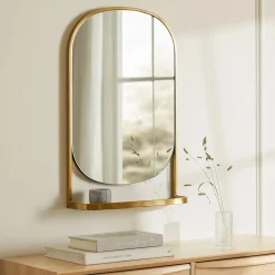 Klein Wall Mirror - Brass