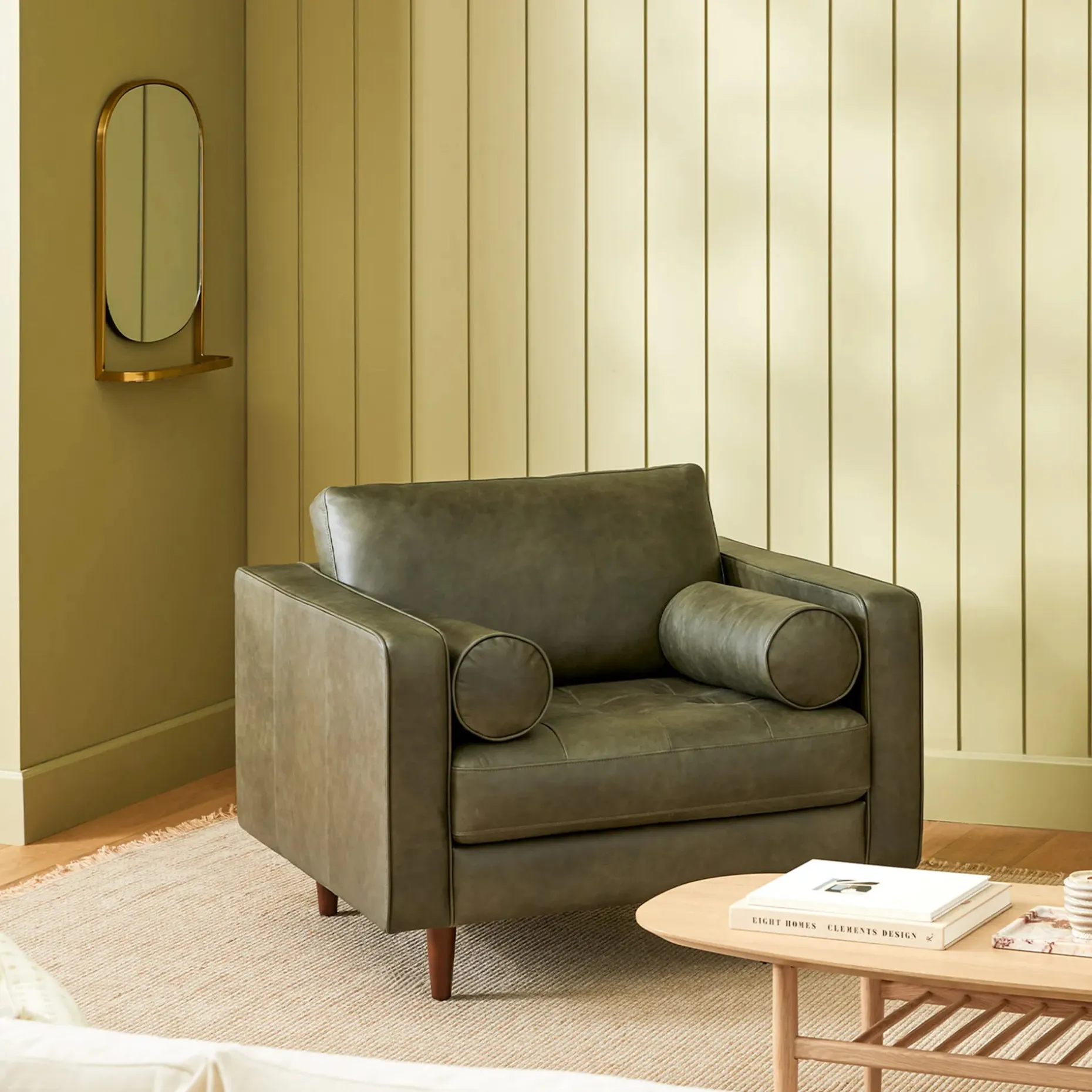 Klein Wall Mirror - Brass