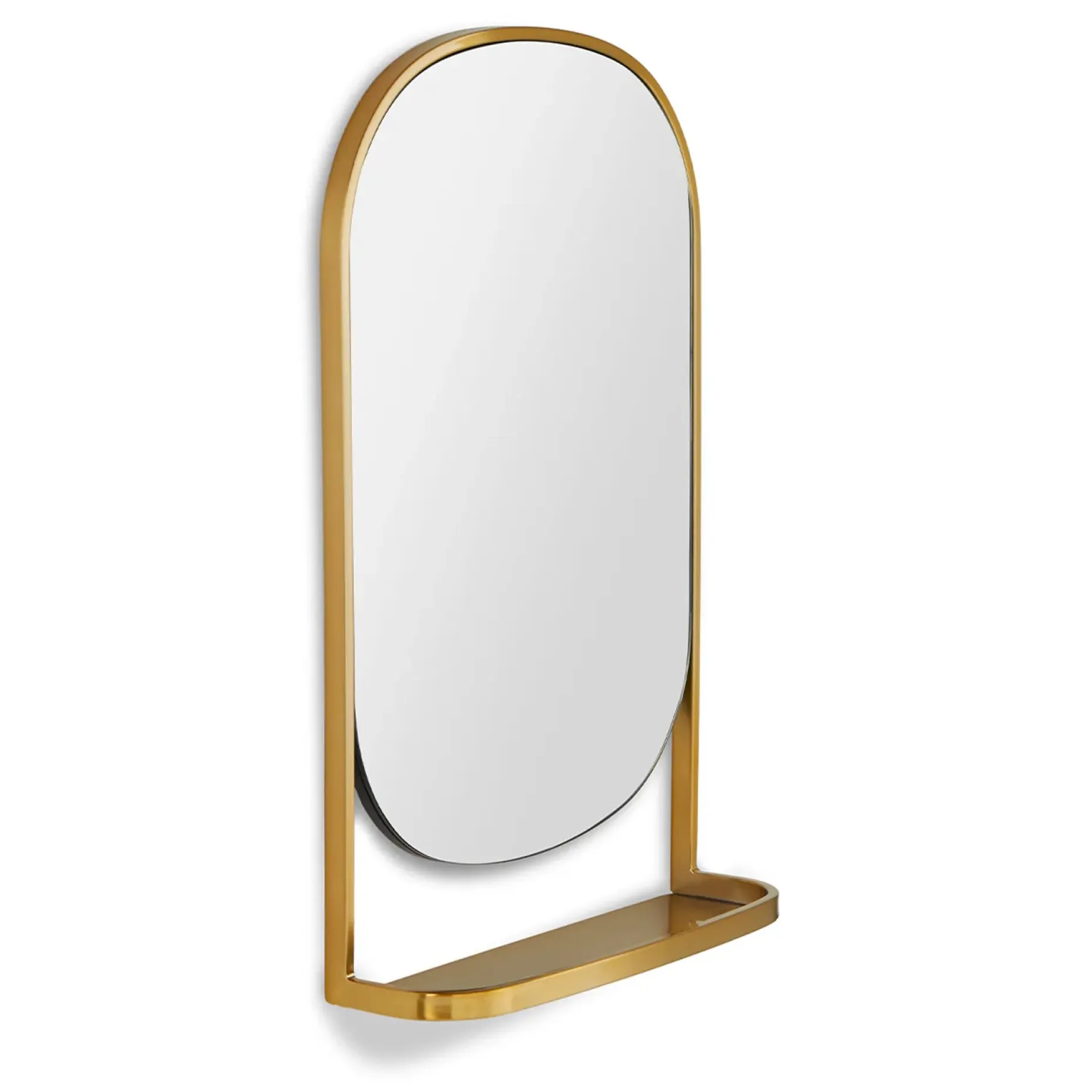 Klein Wall Mirror - Brass