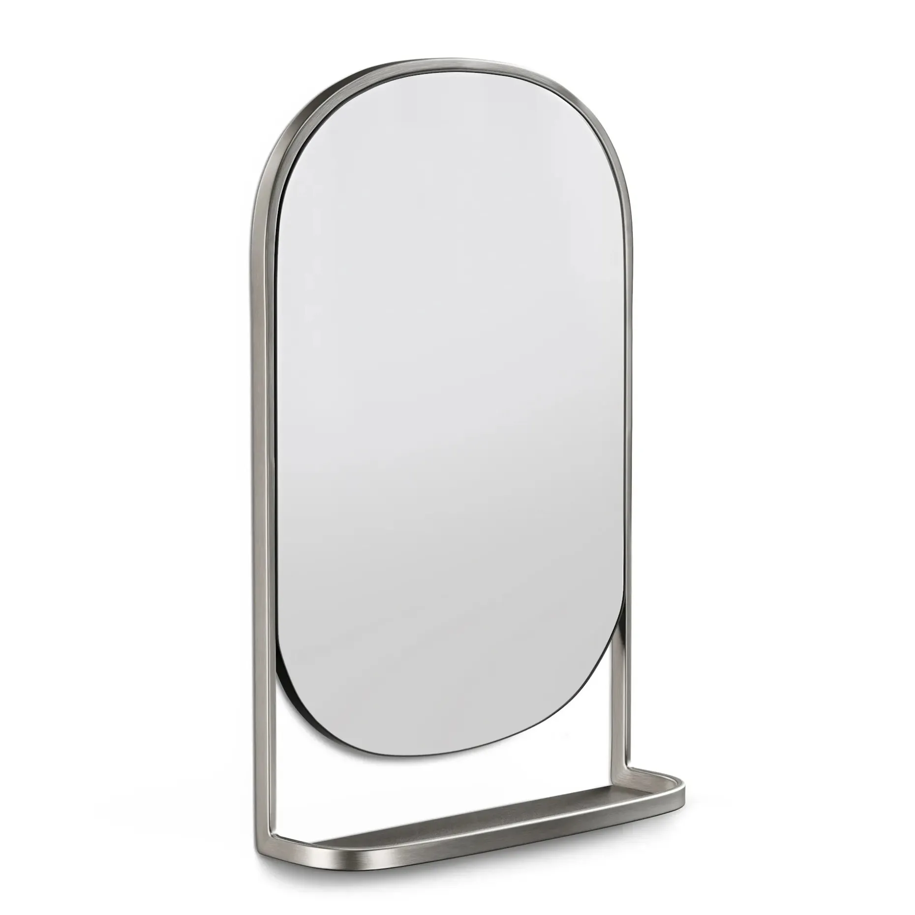 Klein Wall Mirror - Brushed Nickel