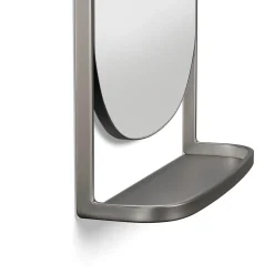Klein Wall Mirror - Brushed Nickel