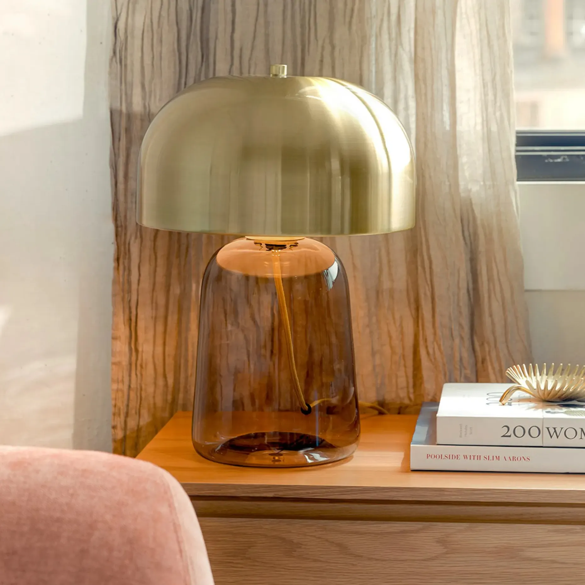 Koepel Large Table Lamp - Brass
