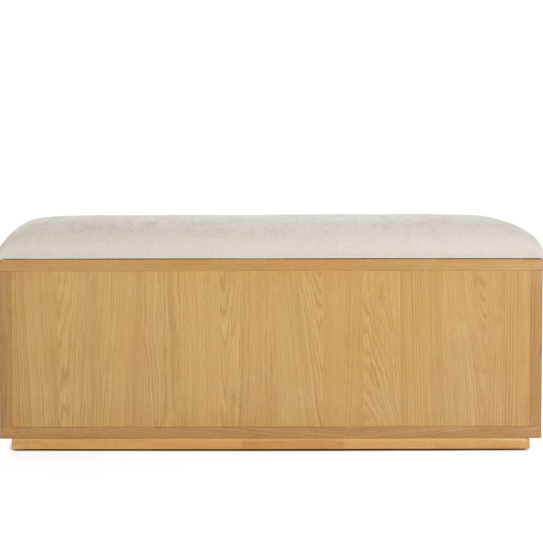 Kouva 47" Bench - Natural Oak and Santolina Gray