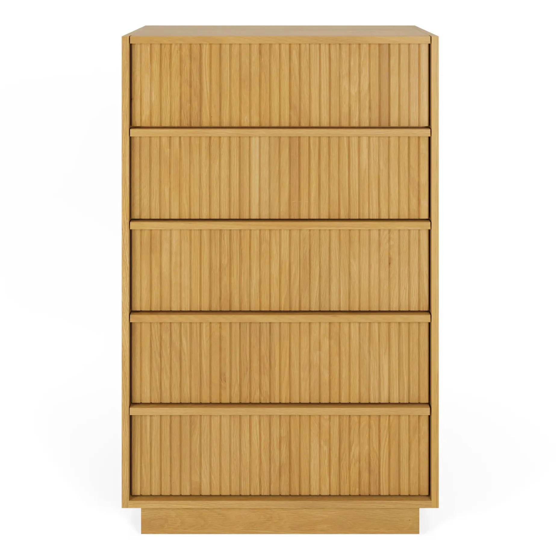 Kouva 5-Drawer Chest - Natural Oak