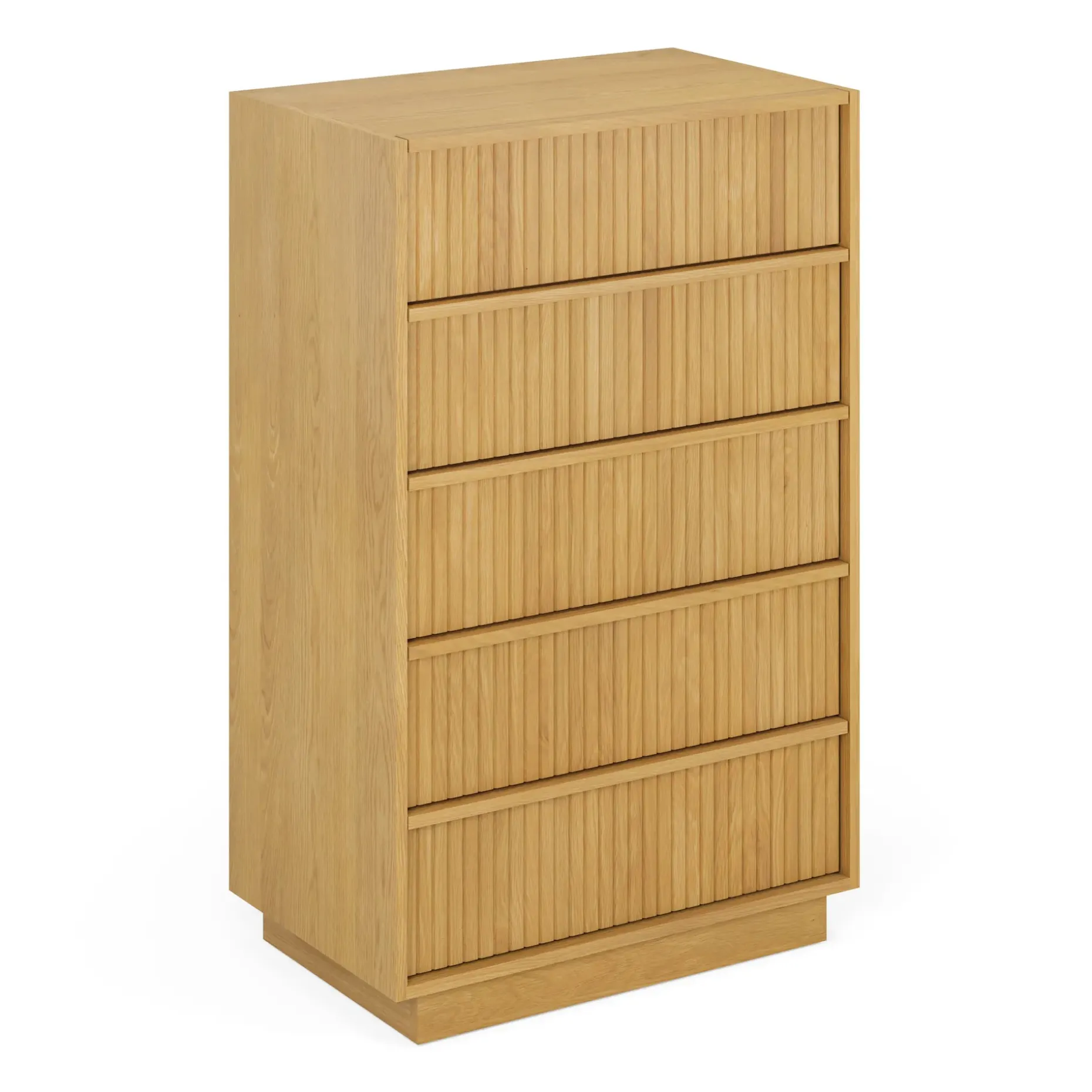 Kouva 5-Drawer Chest - Natural Oak