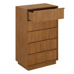 Kouva 5-Drawer Chest - Smoked Oak
