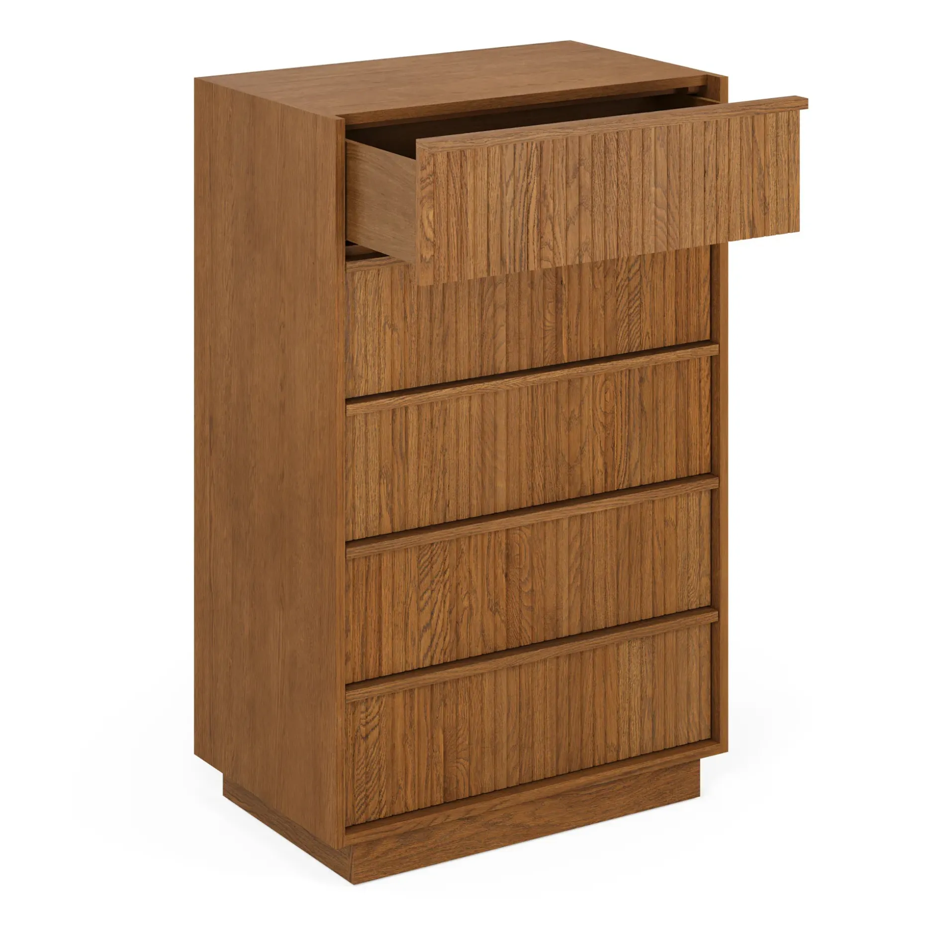 Kouva 5-Drawer Chest - Smoked Oak