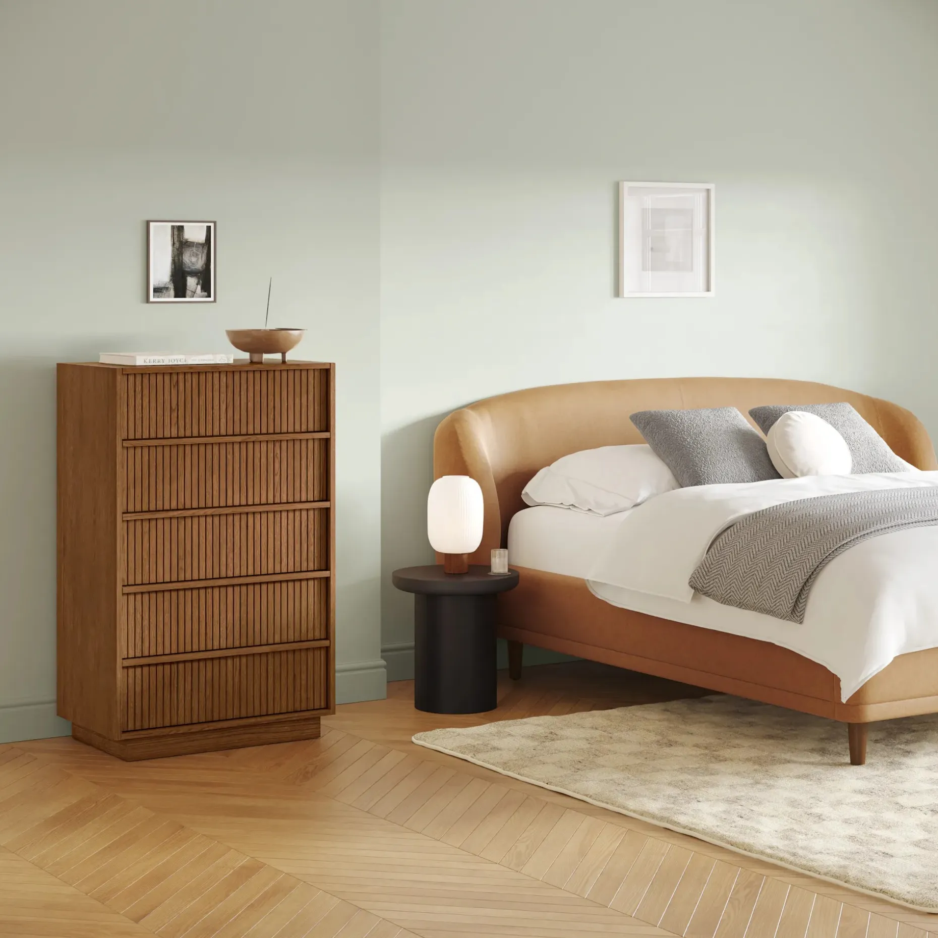 Kouva 5-Drawer Chest - Smoked Oak