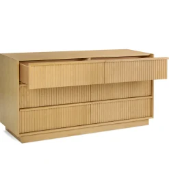 Kouva 6-Drawer Dresser - Natural Oak