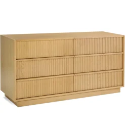 Kouva 6-Drawer Dresser - Natural Oak