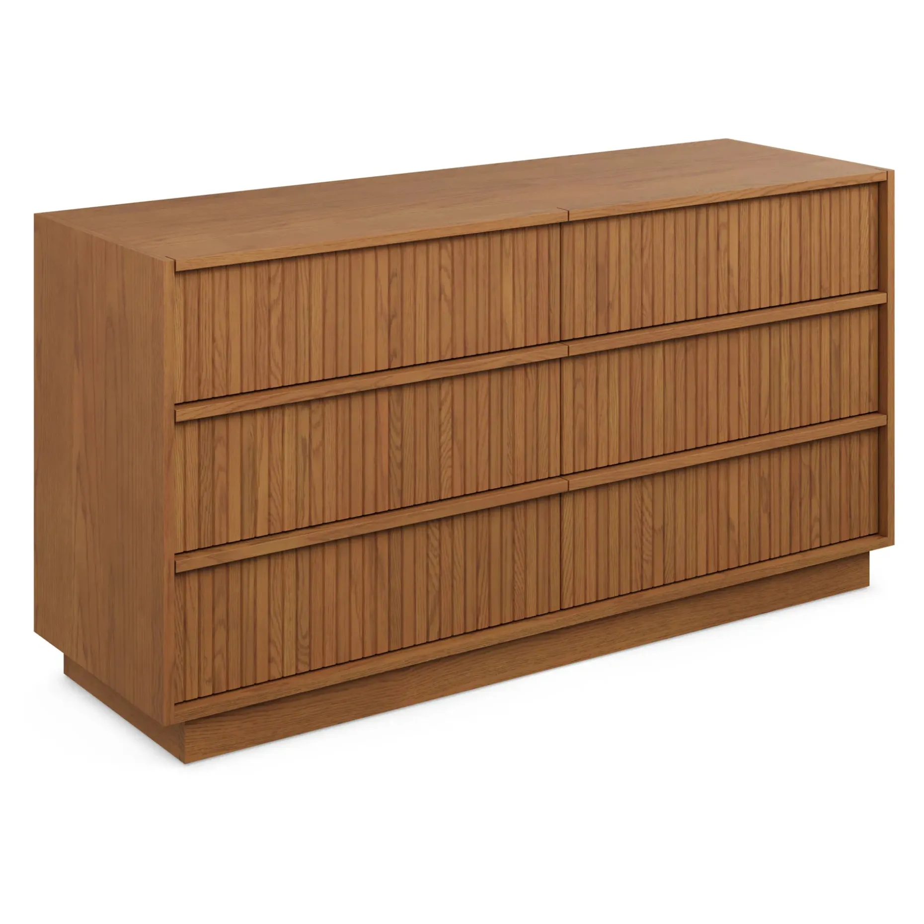Kouva 6-Drawer Dresser - Smoked Oak