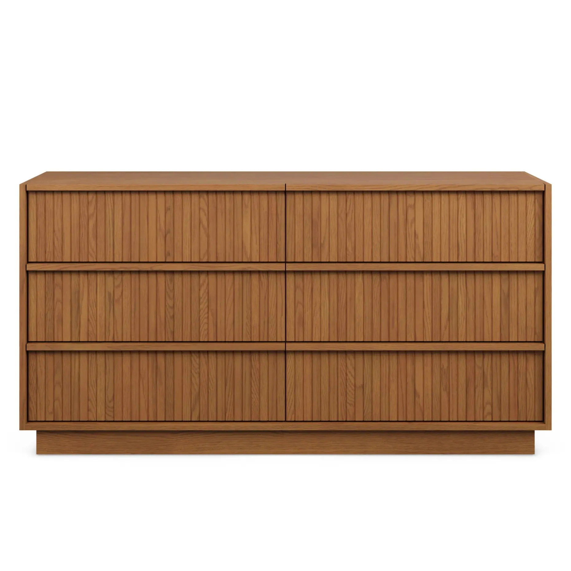 Kouva 6-Drawer Dresser - Smoked Oak