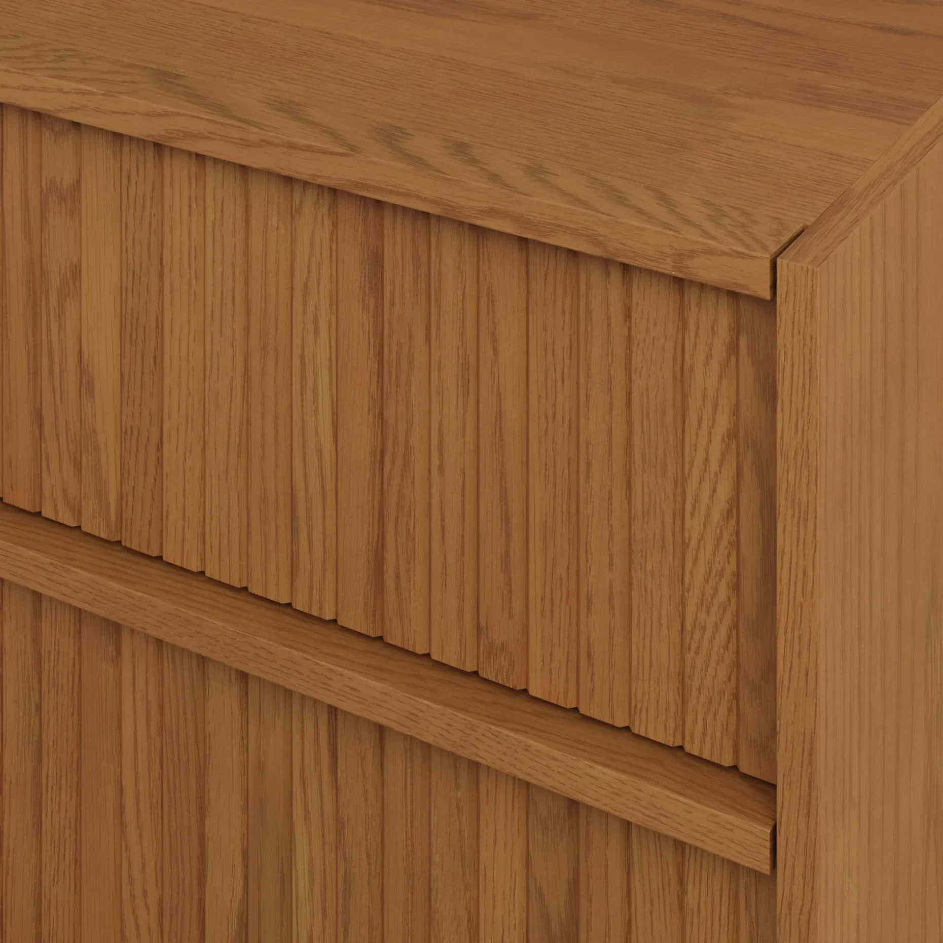 Kouva 6-Drawer Dresser - Smoked Oak