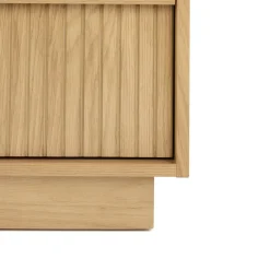 Kouva 2-Drawer Nightstand - Natural Oak